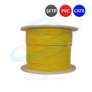 کابل شبکه CAT 6 SFTP روکش PVC قرقره 500 متری