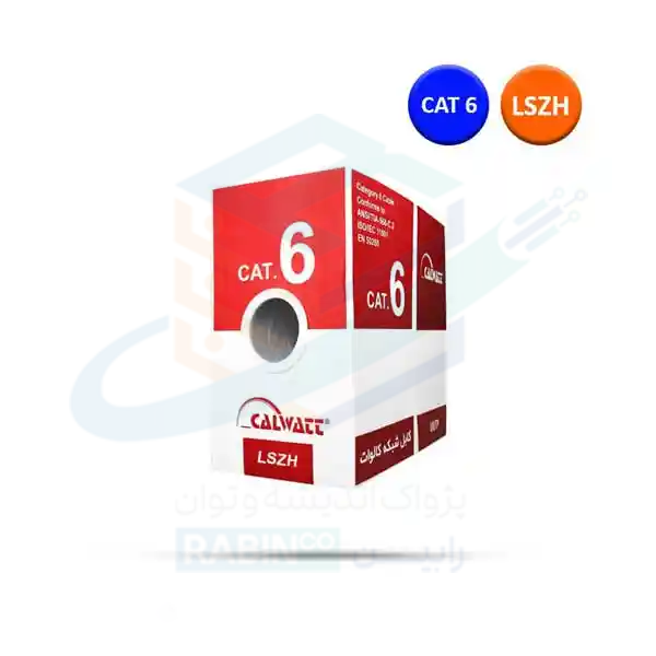 کابل شبکه CAT6 UTP LSZH کارتن 305 متری