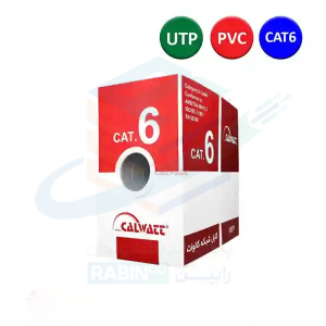 کابل شبکه CAT6 UTP PVC کارتن 305 متری