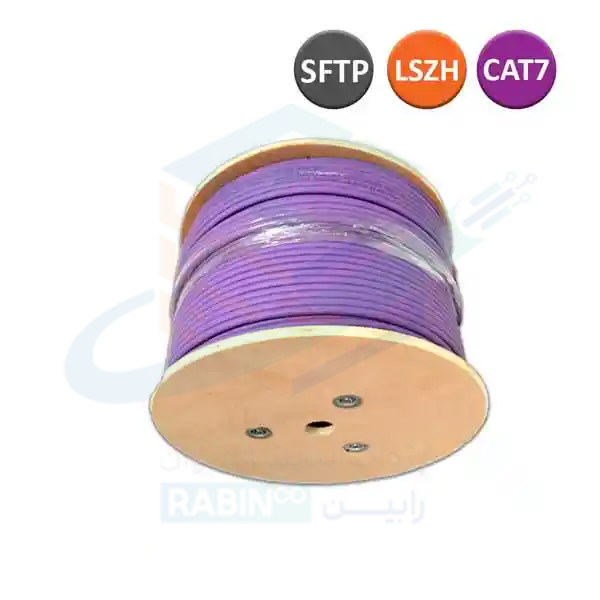 کابل شبکه cat7 sftp قرقره 500 متری